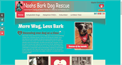 Desktop Screenshot of noahs-bark.org