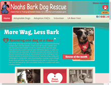 Tablet Screenshot of noahs-bark.org